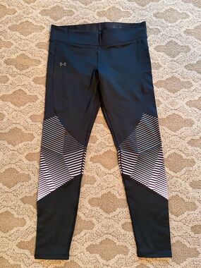Under Armour Cold Weather Black Leggings-Size M